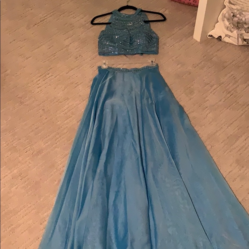 Two-piece Sherri hill prom dress